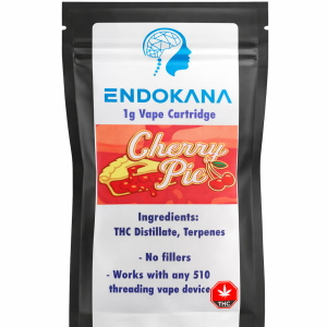 Endokanna 1g Cherry Pie Vape Cartridge