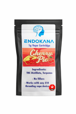 Endokanna 1g Cherry Pie Vape Cartridge