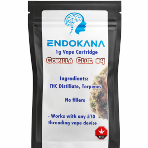 Endokanna 1g Gorilla Glue Vape Cartridge
