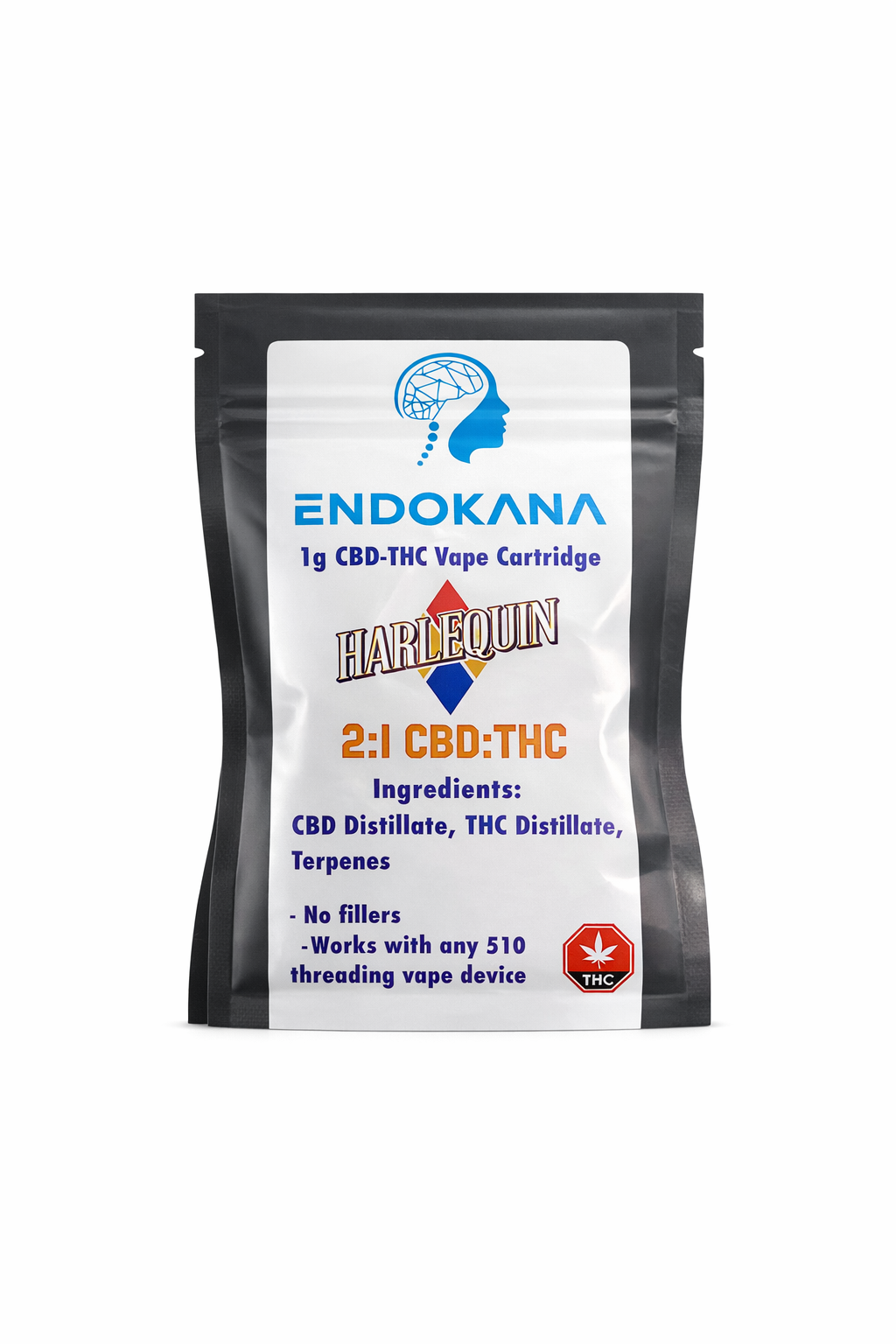 Endokanna 1g Harlequin Vape Cartridge