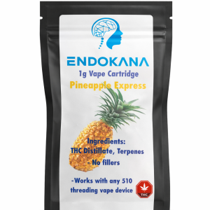 Endokanna 1g Pineapple Express Vape Cartridge