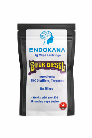 Sour Diesel Lights– 1g THC Vape Cartridge  - Buy Premium THC Vape Online on Shroom Garden