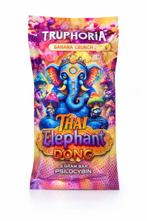 Truphoria Psilocybin Thai Elephant Dong Chocolate Bar – Banana Crunch (5 Gram 5000mg) - Buy Shroom Chocolate Online Canada and United States