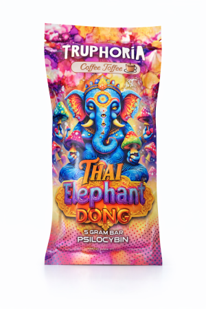 Truphoria Psilocybin Thai Elephant Dong Chocolate Bar – Coffee Toffee (5 Gram 5000mg) - Buy Shroom Chocolate Online Canada and United States