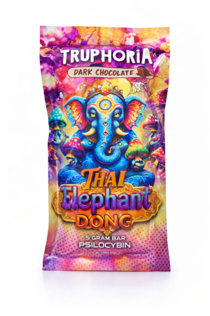 Truphoria Psilocybin Thai Elephant Dong Chocolate Bar – Dark Chocolate  (5 Gram/5000mg) - Buy Gourmet Psilocybin Chocolate Online