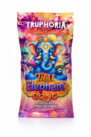 Truphoria Psilocybin Thai Elephant Dong Chocolate Bar – Salted Caramel (5 Gram/5000mg) - Buy Premium Shroom Chocolate Online