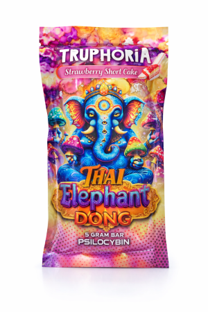 Truphoria Psilocybin Thai Elephant Dong Chocolate Bar – Strawberry  (5 Gram/5000mg) - Order Best Magic Mushroom Chocolate Online