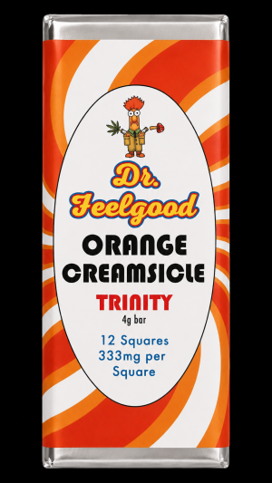 Dr. Feelgood Orange Chocolate - Shop Mushroom Chocolate Online on Shroom Garden.