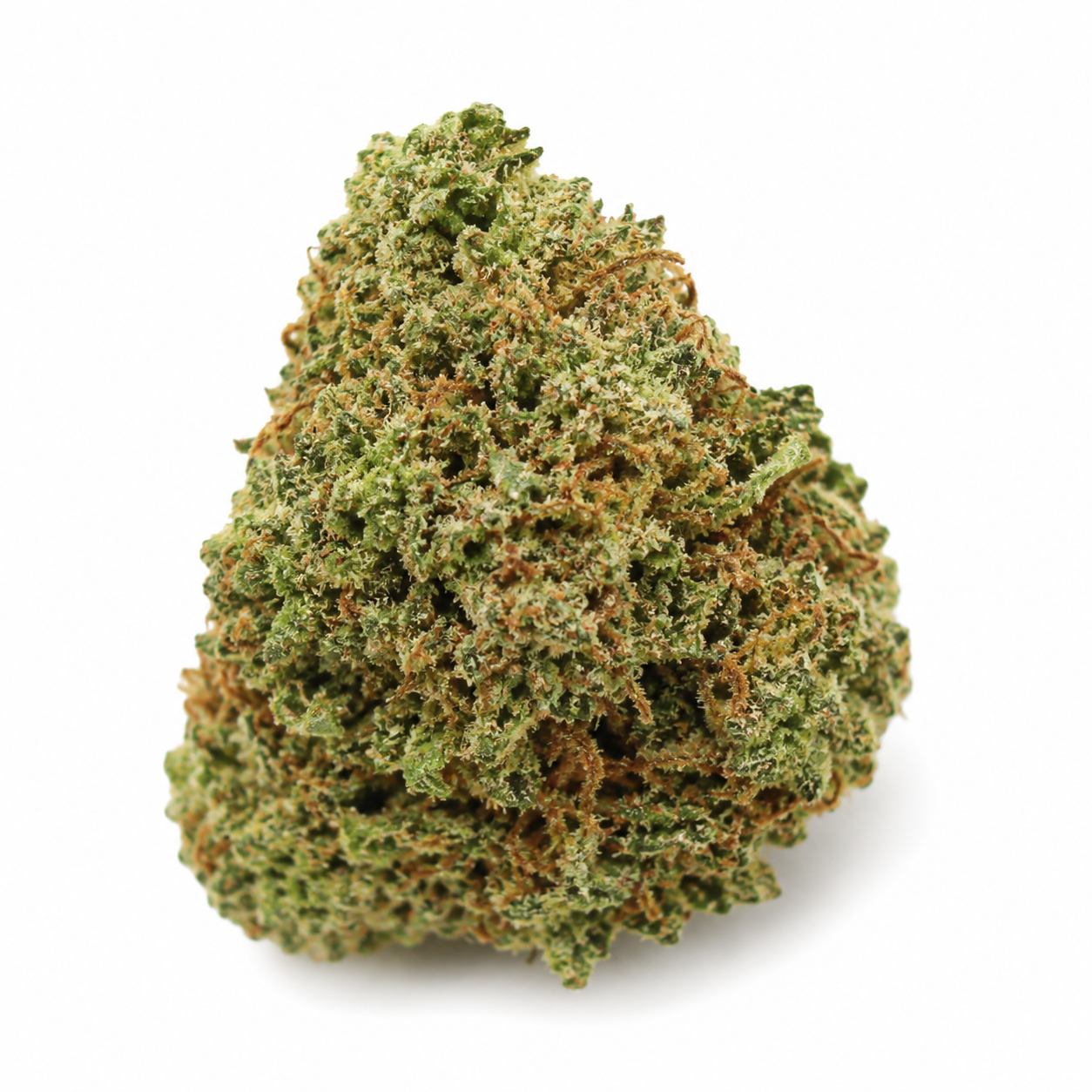 Ultra-macro close-up of a Black Tuna cannabis bud with dense crystal trichomes, deep purple leaves, bright orange pistils, and frosty resin coverage, showcasing premium affordable weed.