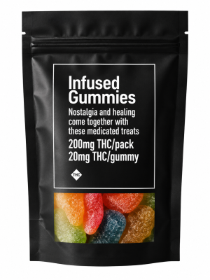 Infused Gummies – 200mg THC | 20mg THC per Gummy